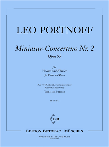 Cover - Leo Portnoff, Miniatur-Concertino Nr. 2